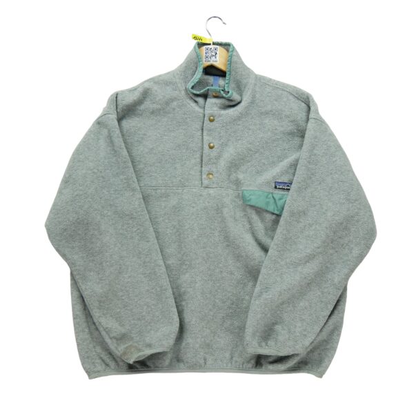 Pull polaires femme manches longues gris Patagonia Motif chine Col Montant