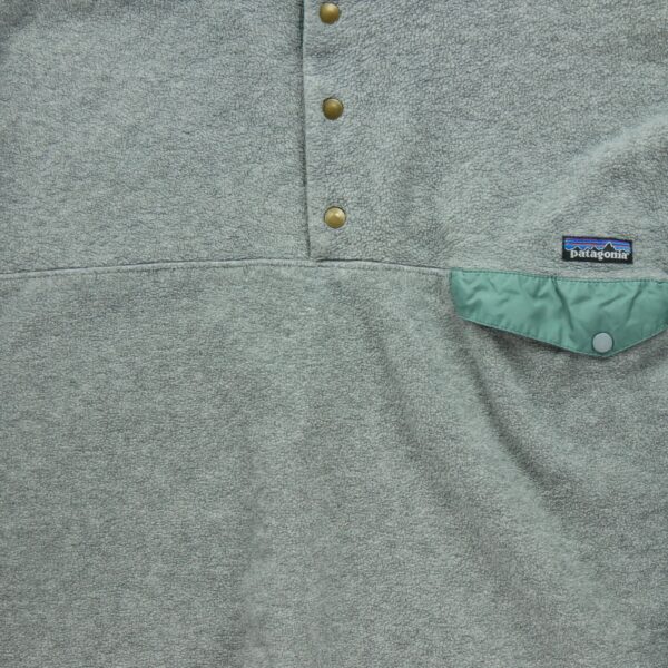 Pull polaires femme manches longues gris Patagonia Motif chine Col Montant