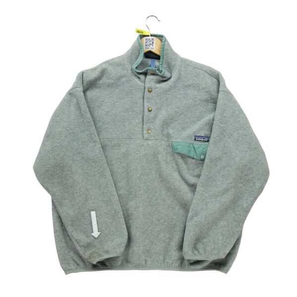 Pull polaires femme manches longues gris Patagonia Motif chine Col Montant