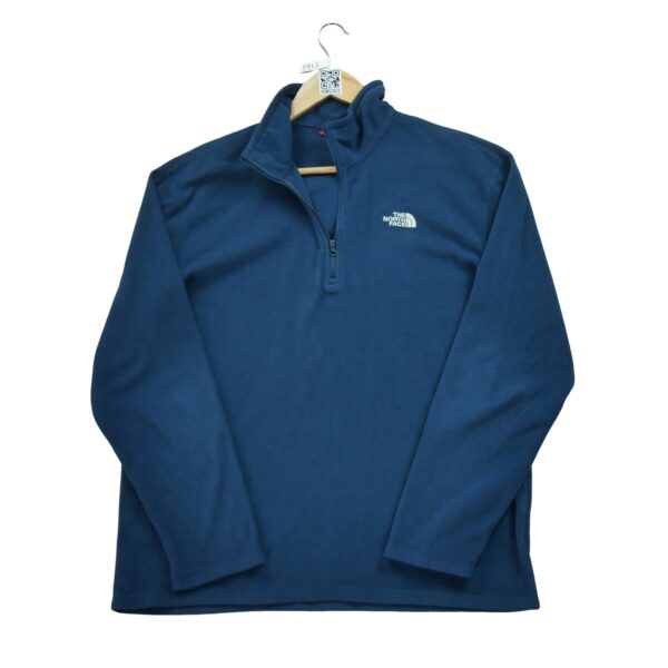 Pull polaires homme manches longues marine The North Face Col Montant
