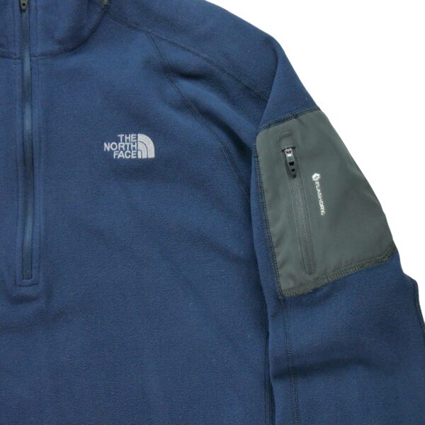 Pull polaires homme manches longues marine The North Face Col Montant