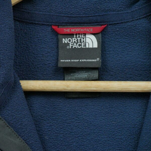 Pull polaires homme manches longues marine The North Face Col Montant
