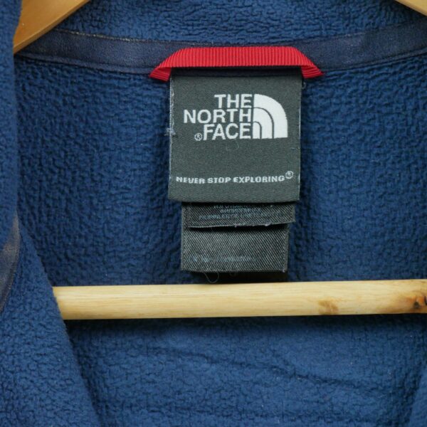 Pull polaires homme manches longues marine The North Face Col Montant