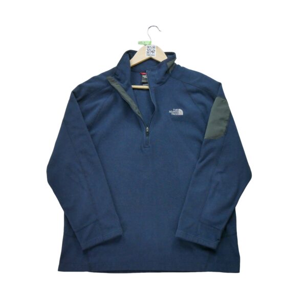 Pull polaires homme manches longues marine The North Face Col Montant