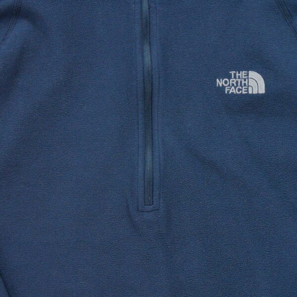 Pull polaires homme manches longues marine The North Face Col Montant