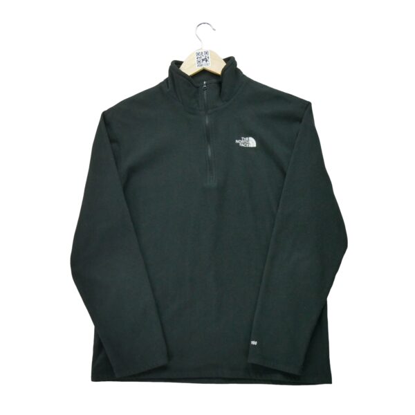 Pull polaires homme manches longues noir The North Face Col Montant