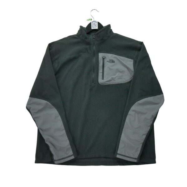 Pull polaires homme manches longues noir The North Face Col Montant