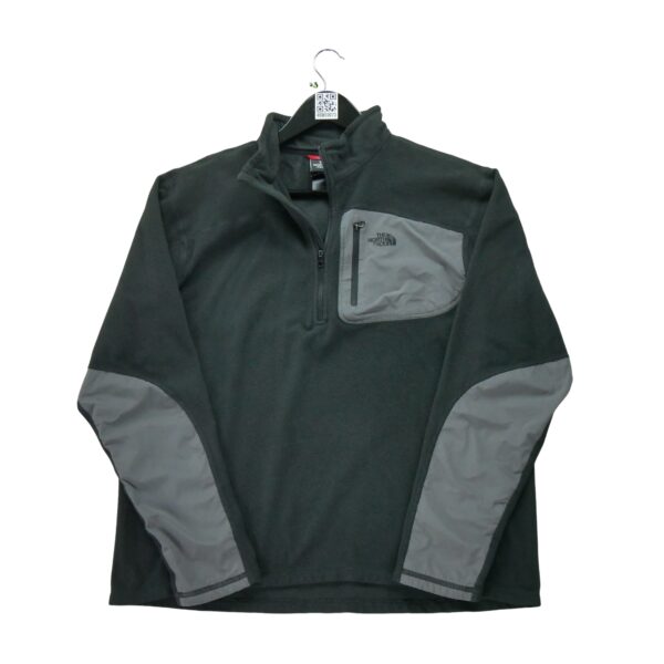 Pull polaires homme manches longues noir The North Face Col Montant