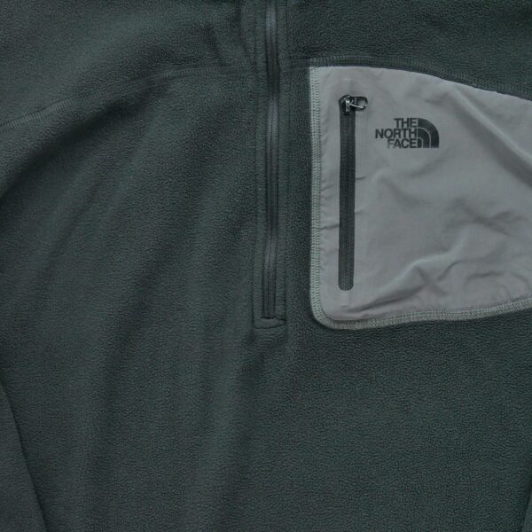 Pull polaires homme manches longues noir The North Face Col Montant