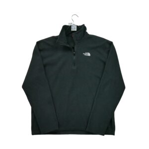 Pull polaires homme manches longues noir The North Face Col Montant