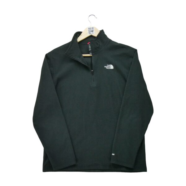 Pull polaires homme manches longues noir The North Face Col Montant
