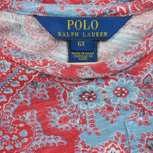 Robe midi enfant rouge Polo Ralph Lauren