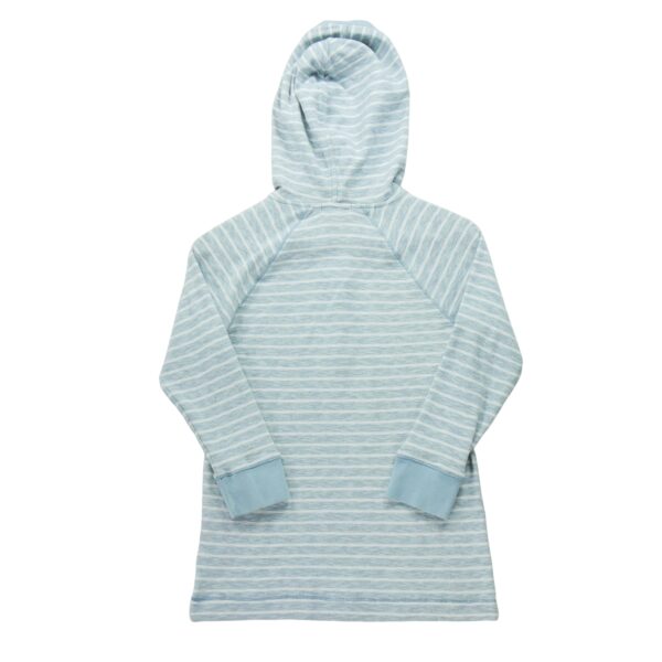 Sweat a capuche femme manches longues bleu clair Polo Ralph Lauren Motif a rayures Col Rond
