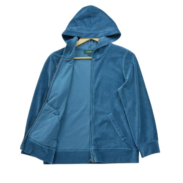 Sweat a capuche femme manches longues bleu Polo Ralph Lauren Col Rond