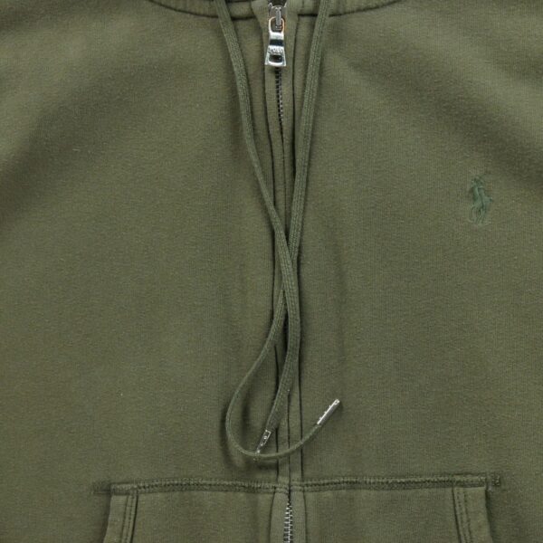 Sweat a capuche femme manches longues kaki Polo Ralph Lauren Col Rond