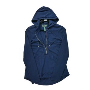 Sweat a capuche femme manches longues marine Polo Ralph Lauren Col Rond