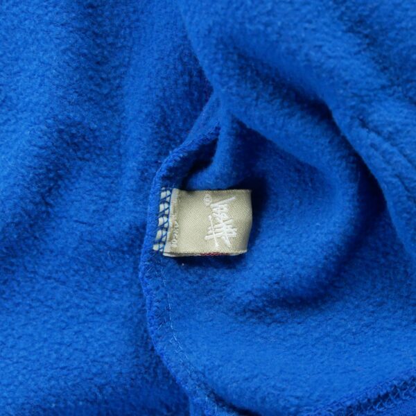 Sweat a capuche homme manches longues bleu Stussy Col Rond