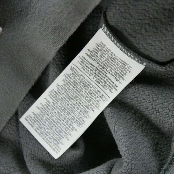 Sweat a capuche homme manches longues gris Nike Col Rond