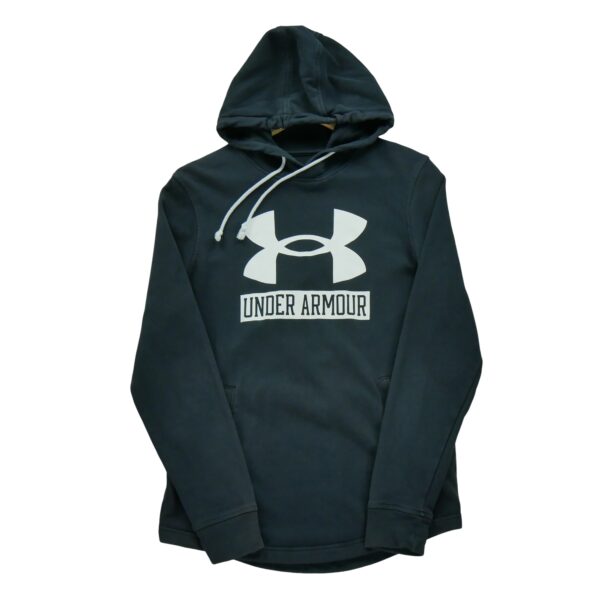 Sweat a capuche homme manches longues noir Under Armour Motif imprime Col Rond