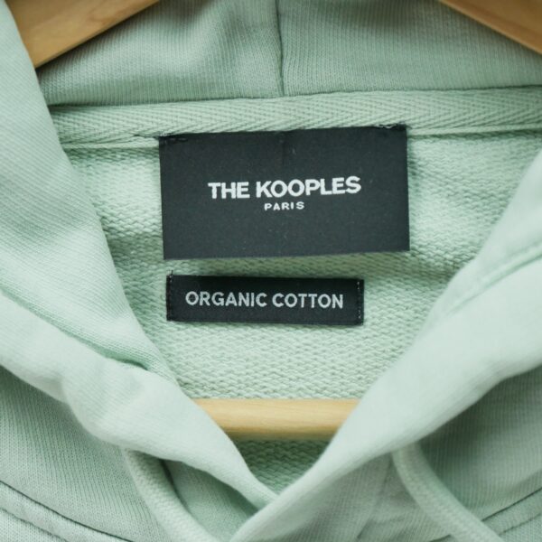 Sweat a capuche homme manches longues vert The Kooples Col Rond