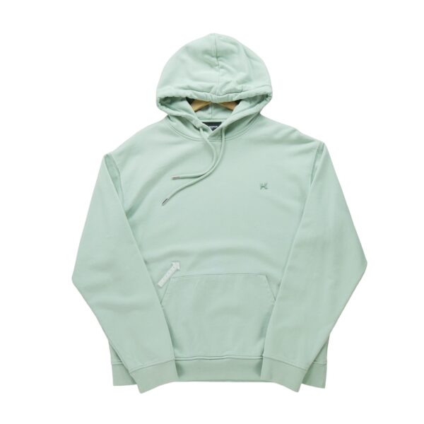 Sweat a capuche homme manches longues vert The Kooples Col Rond