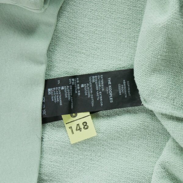 Sweat a capuche homme manches longues vert The Kooples Col Rond