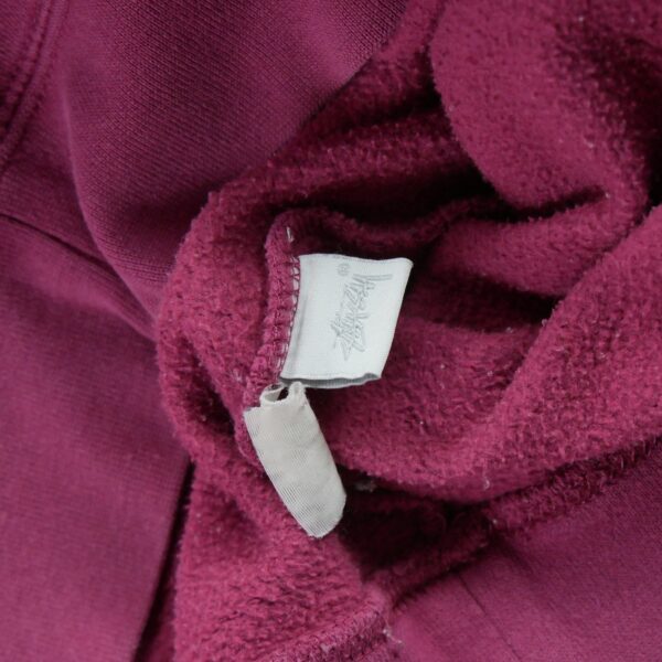 Sweat homme manches longues bordeaux Stussy Col Rond