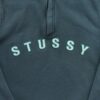 Sweat homme manches longues gris Stussy Col Montant