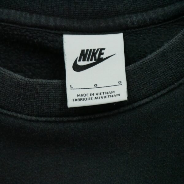 Sweat homme manches longues noir Nike Col Rond