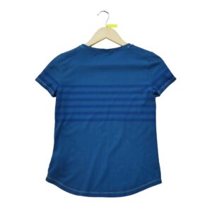 T shirt manches courtes femme bleu Polo Ralph Lauren Motif imprime Col Rond