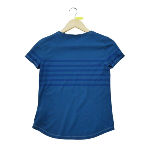 T shirt manches courtes femme bleu Polo Ralph Lauren Motif imprime Col Rond