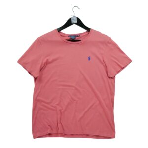 T shirt manches courtes femme corail Polo Ralph Lauren Col Rond