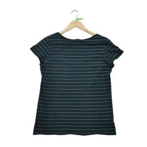 T shirt manches courtes femme marine Polo Ralph Lauren Motif a rayures Col Rond