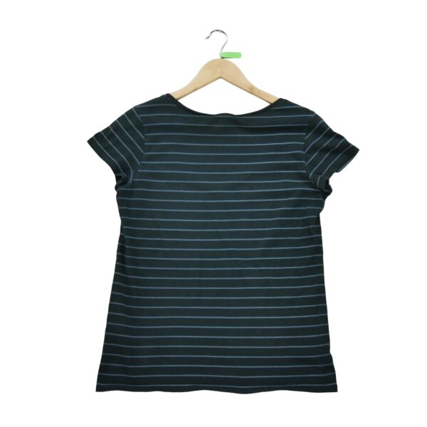 T shirt manches courtes femme marine Polo Ralph Lauren Motif a rayures Col Rond