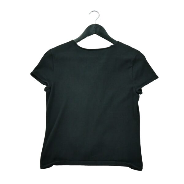 T shirt manches courtes femme noir Polo Ralph Lauren Col V