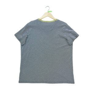 T shirt manches courtes femme noir Polo Ralph Lauren Motif a rayures Col Rond