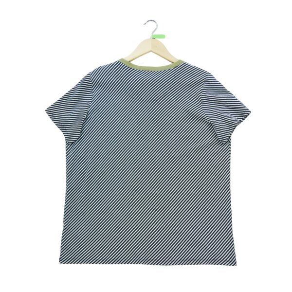 T shirt manches courtes femme noir Polo Ralph Lauren Motif a rayures Col Rond