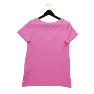 T shirt manches courtes femme rose Polo Ralph Lauren Col V