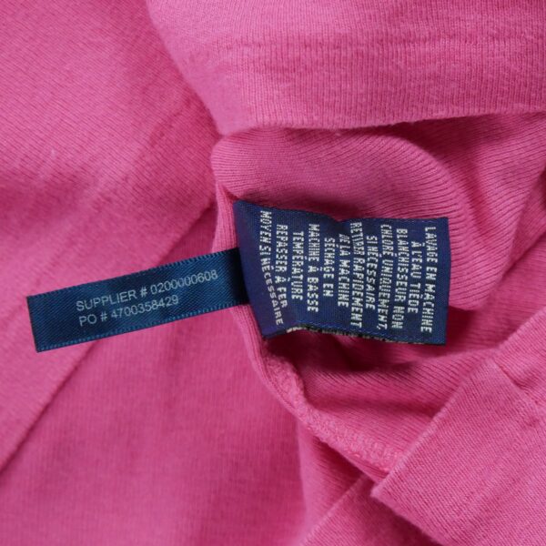 T shirt manches courtes femme rose Polo Ralph Lauren Col V