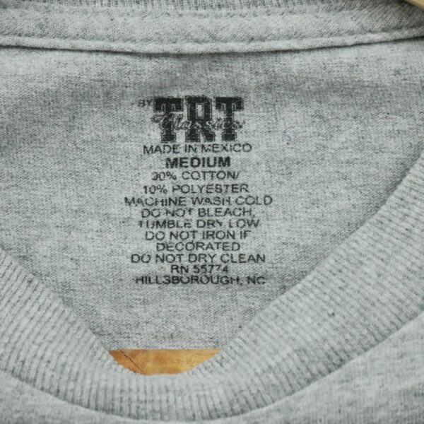 T shirt manches courtes homme gris Vintage Motif imprime Col Rond Equipe Duke
