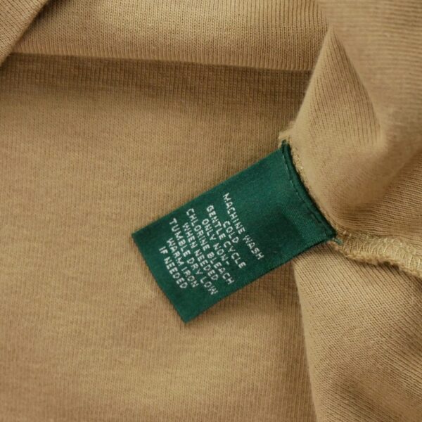 T shirt manches longues femme beige Polo Ralph Lauren Col V