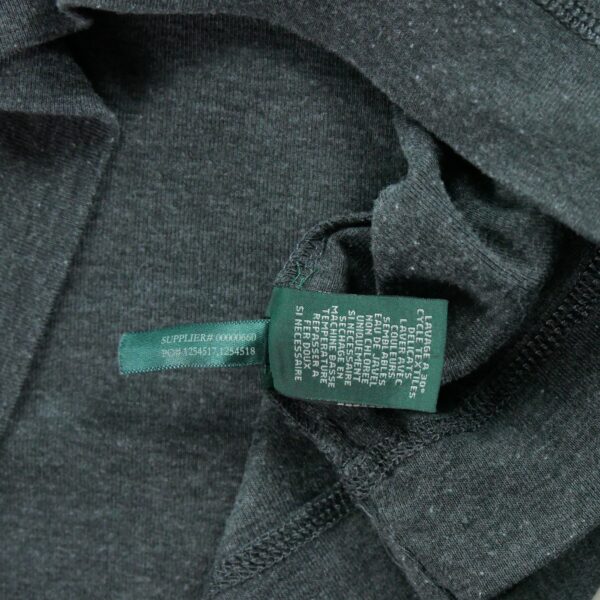 T shirt manches longues femme gris Polo Ralph Lauren Col Rond