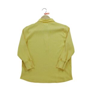 T shirt manches longues femme jaune Polo Ralph Lauren Col Revert