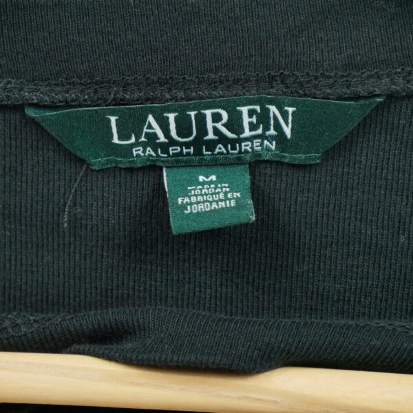 T shirt manches longues femme noir Polo Ralph Lauren Col Rond