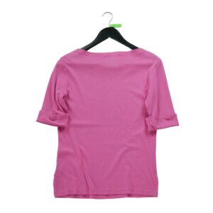T shirt manches longues femme rose Polo Ralph Lauren Col Rond