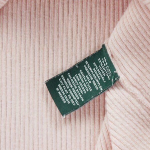 T shirt manches longues femme rose Polo Ralph Lauren Col Rond