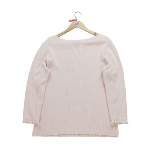 T shirt manches longues femme rose Polo Ralph Lauren Col Rond