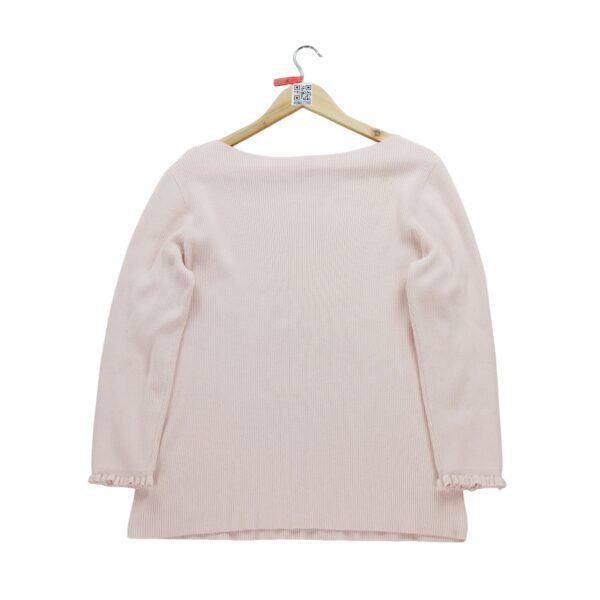 T shirt manches longues femme rose Polo Ralph Lauren Col Rond