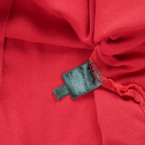 T shirt manches longues femme rouge Polo Ralph Lauren Col Rond