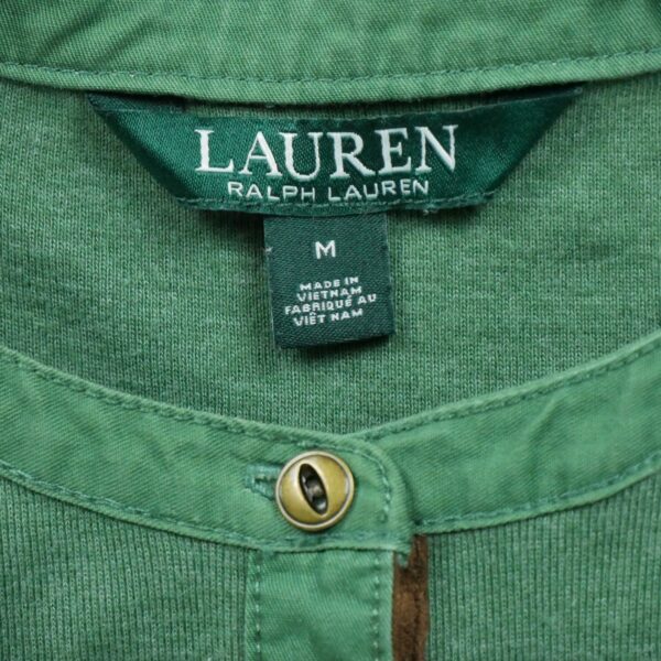 T shirt manches longues femme vert Polo Ralph Lauren Col Rond